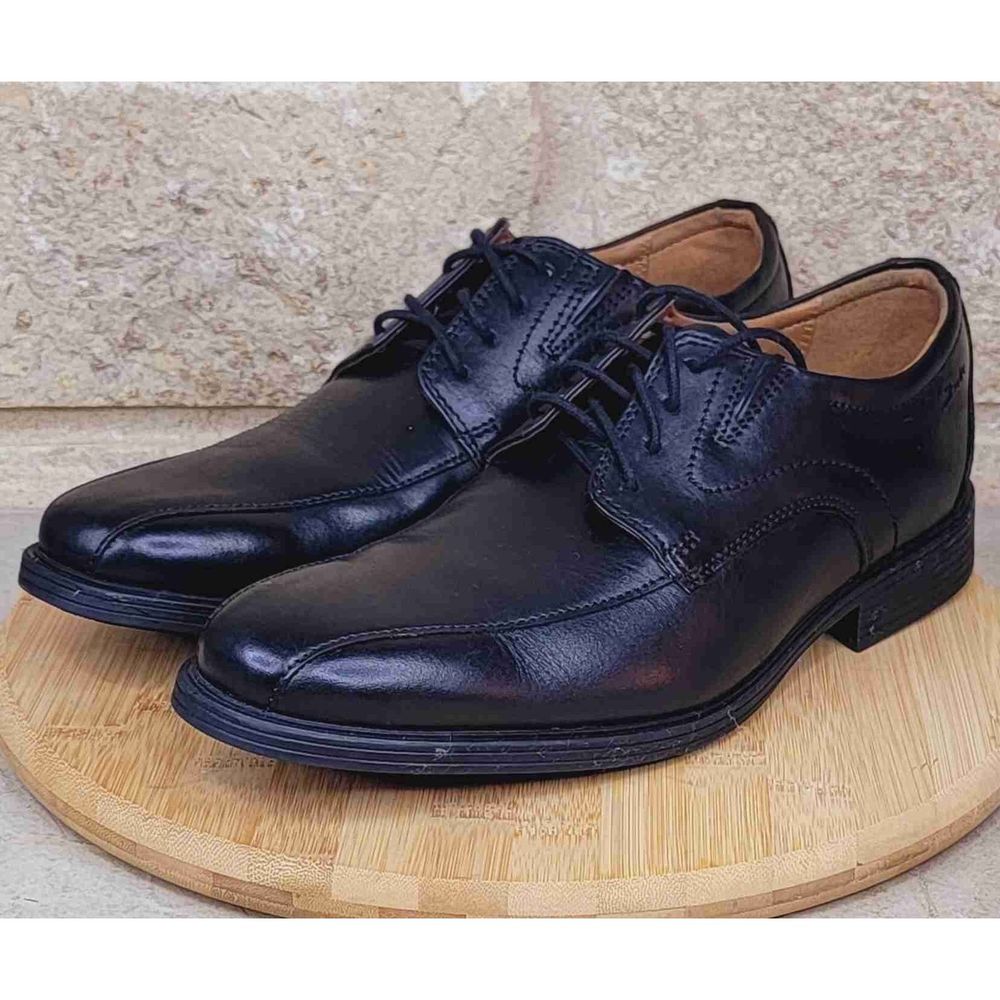 Clarks Whiddon Pace Lace-Up Oxford Dress Leather Size 8.5